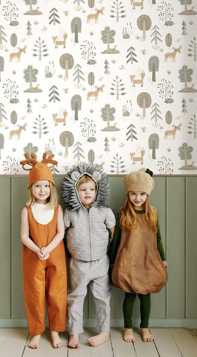 Little Explorers 2 Wood Green Wallpaper 14875
