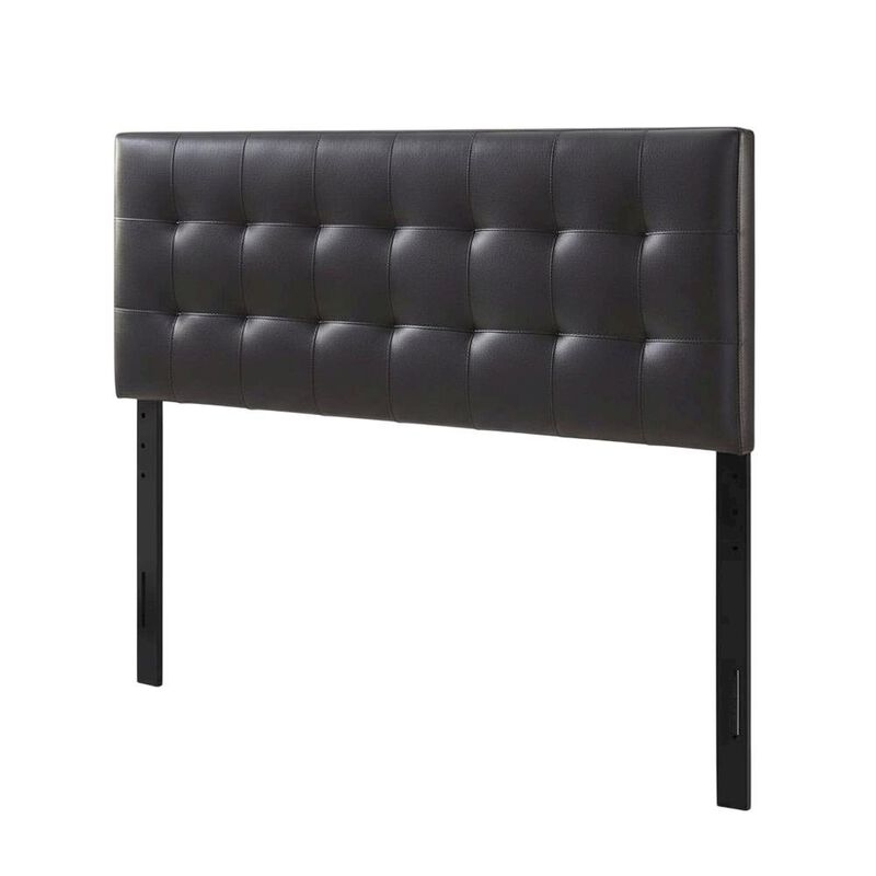 Upholstered Vinyl King Headboard with Elegant Padded Design and Durable Finish image number 0