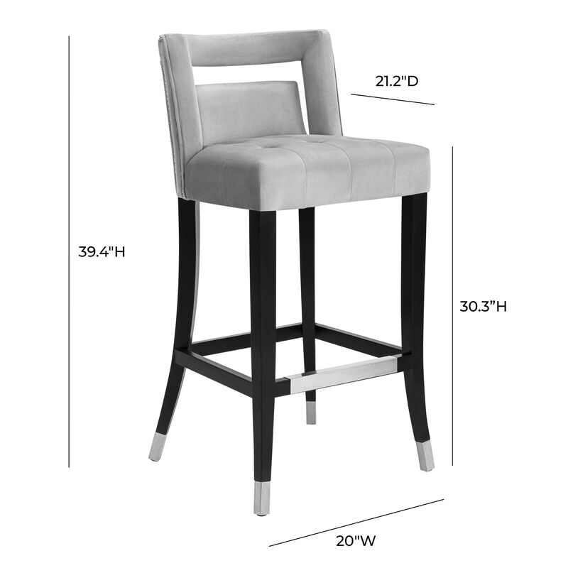 Hart Velvet Bar Stool