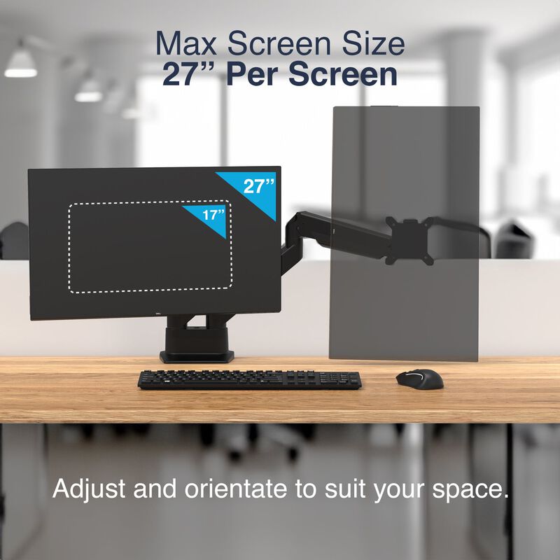 Desky Dual Monitor Arm image number 6