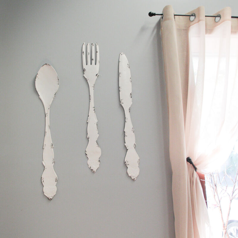 30 In Large Utensil Wall Art Decorative Knife Spoon Fork Farmhouse Kitchen Decor image number 6