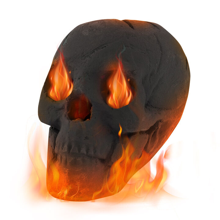 Halloween Fire Pit Skull Halloween Decoration