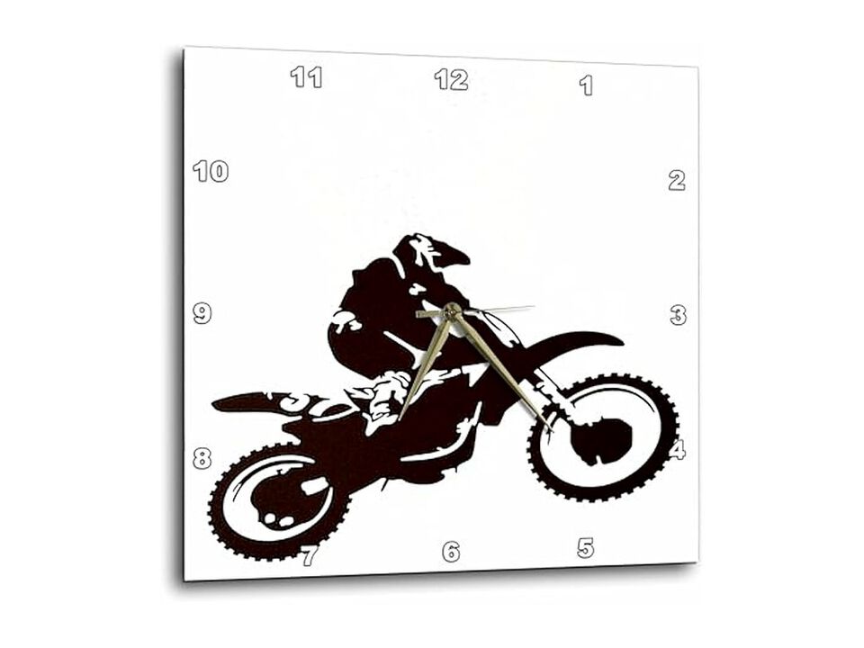 Motocross Bike Off Road Motorcross Wall Clock 10 Inch Home Decor