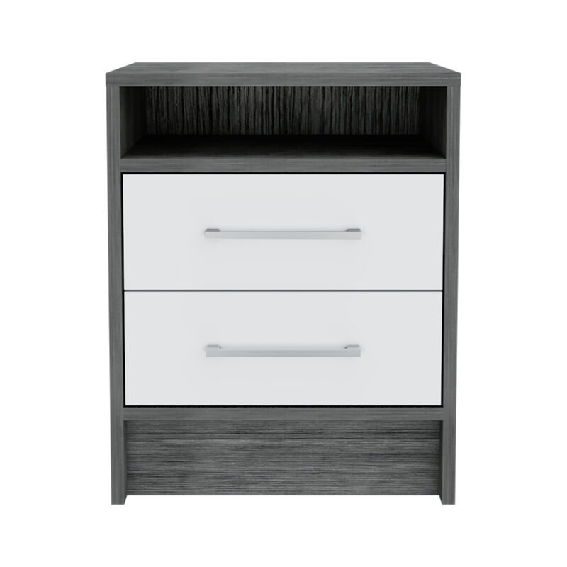 Streamdale Eter Nightstand, Superior Top, Two Drawers