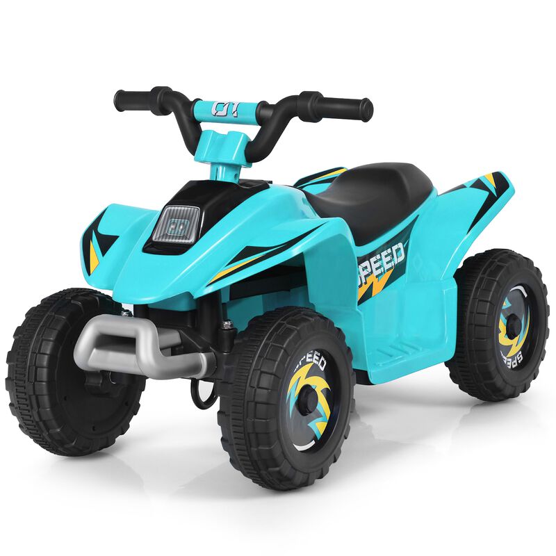 Kids 6V Electric ATV 4 Wheel Ride On Toy for Outdoor Play image number 4