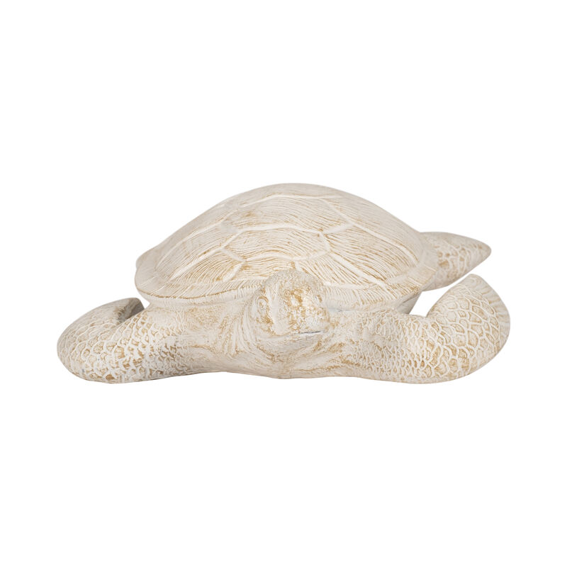 10" Sea Turtle, Ivory image number 2