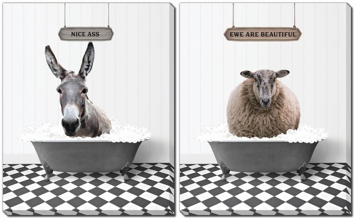 Animal Bath (Set of 2)
