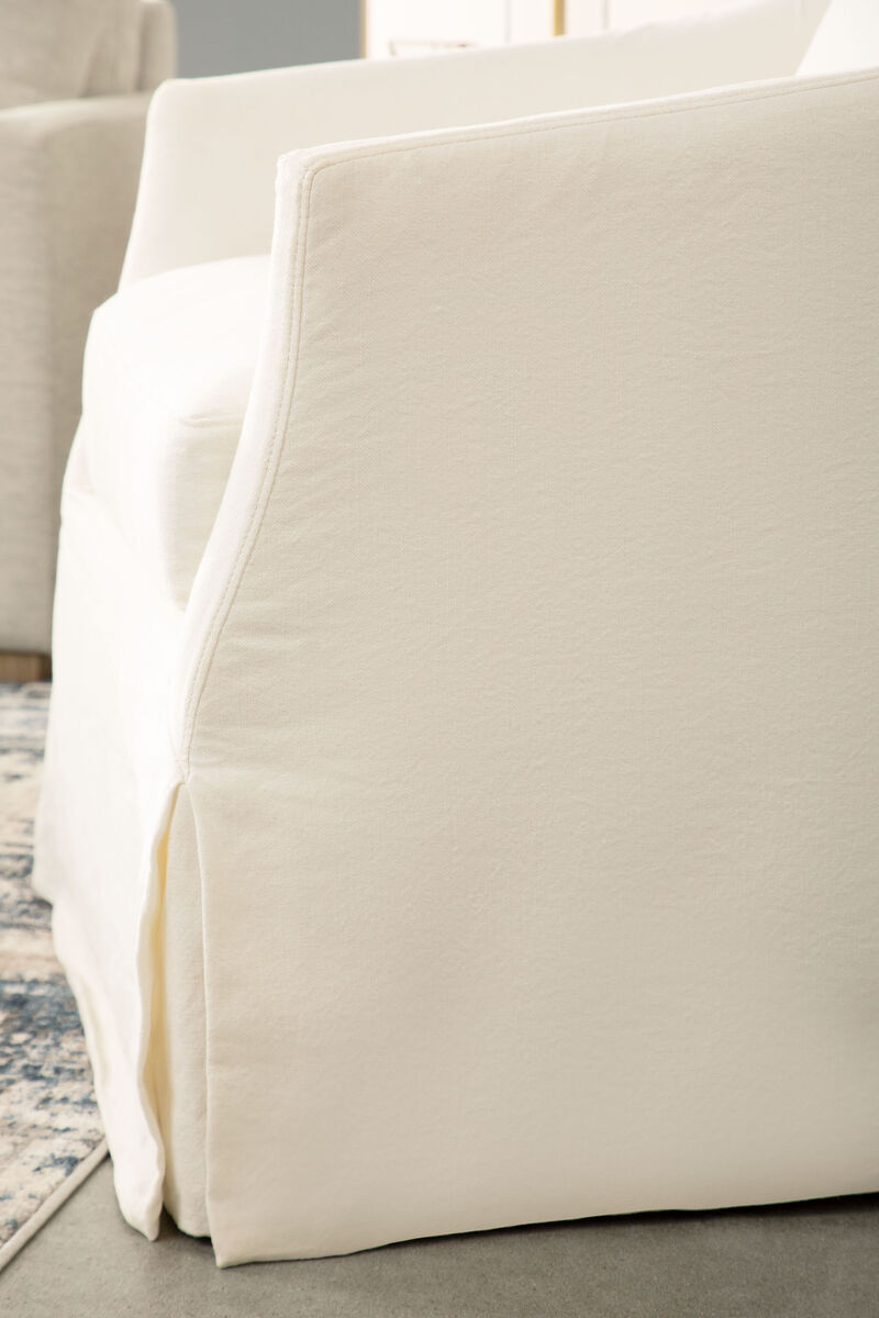 Slipcover Swivel Club Chair