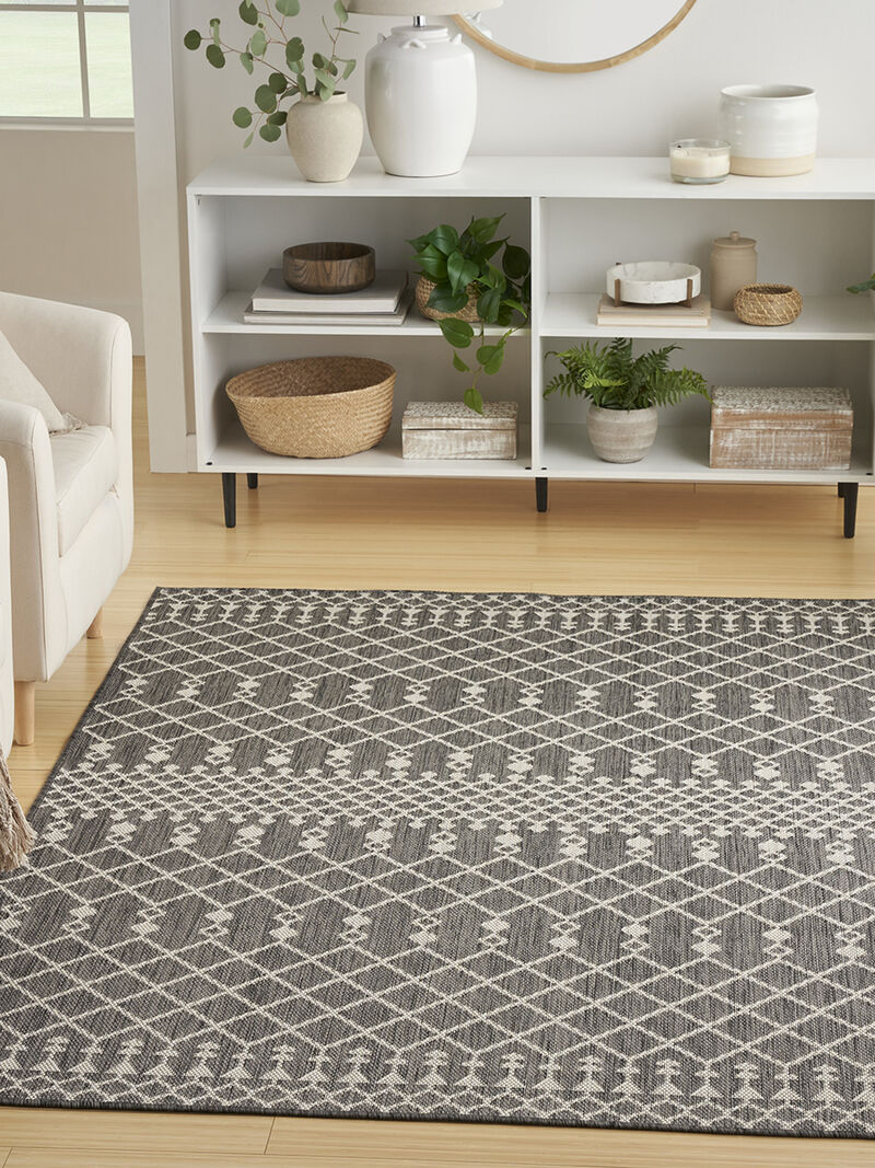 Positano POS02 Charcoal 7' x 10' Rug image number 3