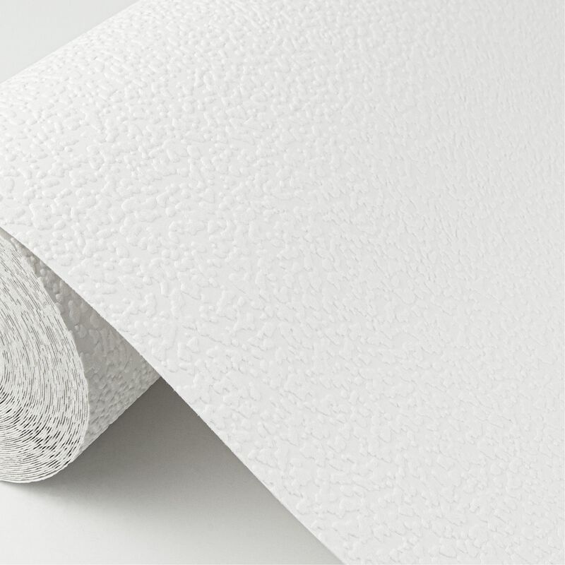 Arte White Spackle Paintable Wallpaper (Double Roll) image number 3