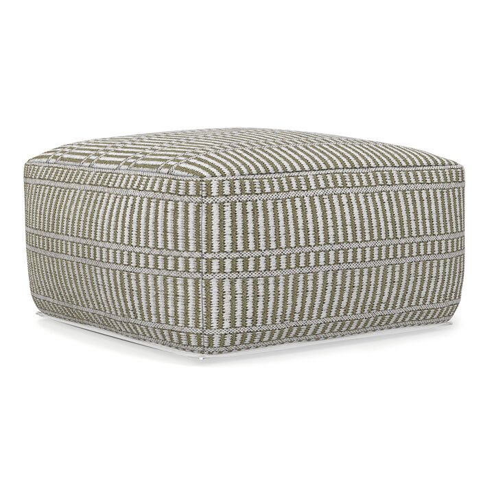 Safford Square Woven Outdoor/Indoor Pouf
