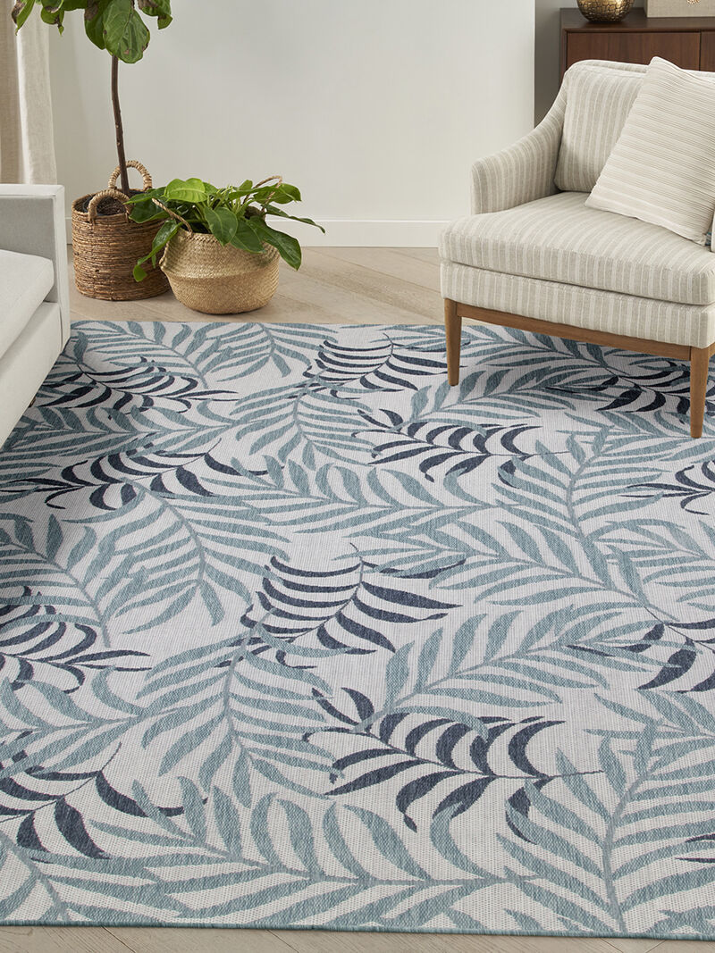 Garden Oasis GOA01 Blue 9' x 12' Rug