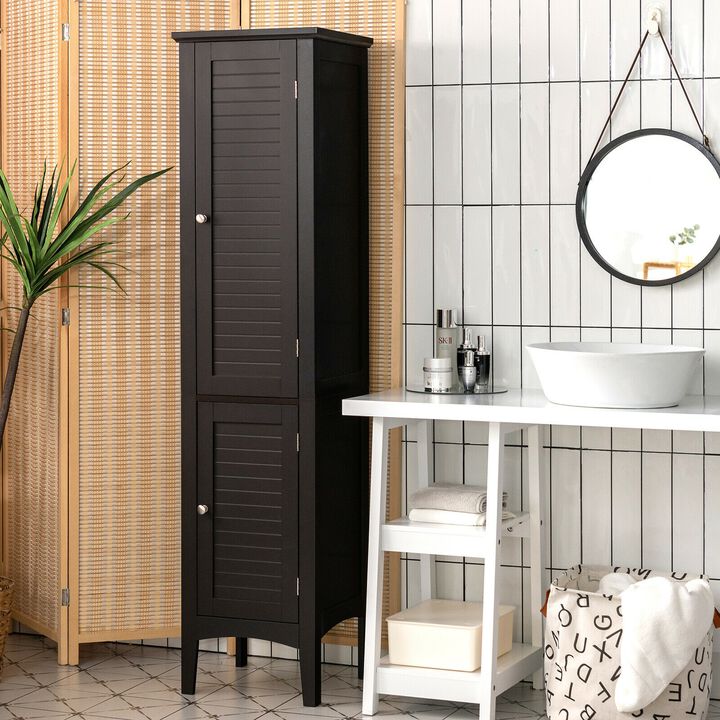 Freestanding Bathroom Storage Cabinet for Kitchen and Living Room