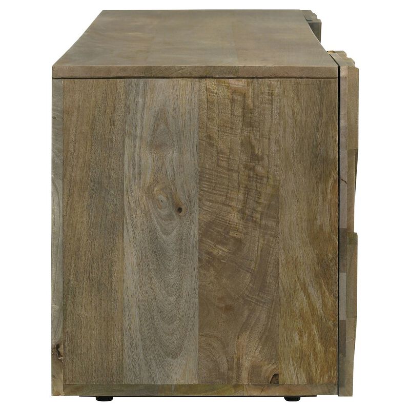 Coaster Co. of America Keese 2-door Wood 70 TV Stand Media Console Mango Brown