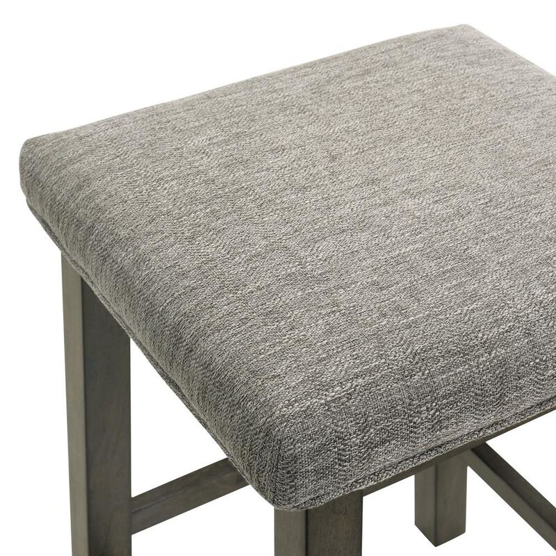 Bar Table with Stools &ndash; Small Kitchen Table for 2 in Solid Wood Finish image number 3