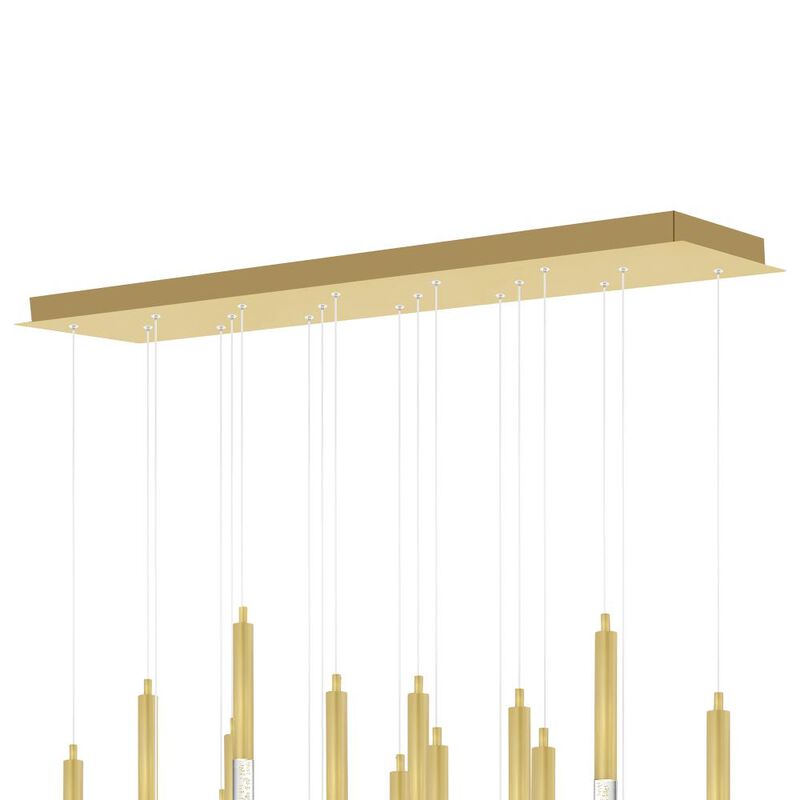 Dragonswatch Integrated LED Satin Gold Chandelier