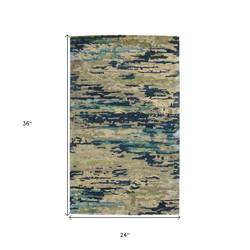 Wool Abstract Hand Tufted Area Rug image number 5