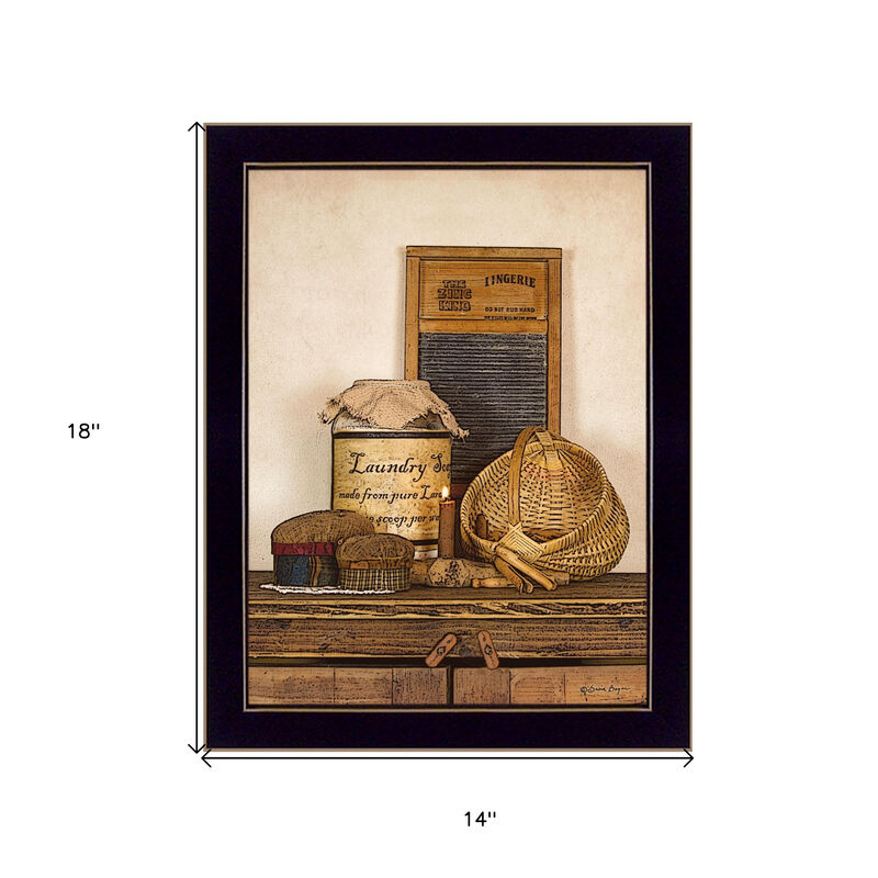 HomeRoots Laundry Soap 3 Framed Print Bathroom Wall Art image number 2