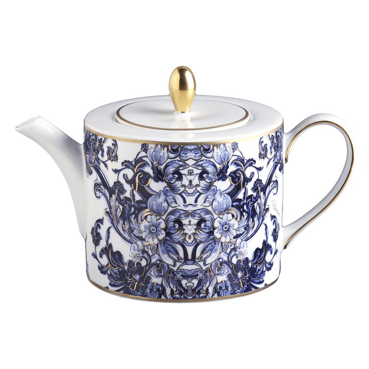 Tea Pot or Coffee Pot AZULEJOS   diam. 4.75", H 4.5"
