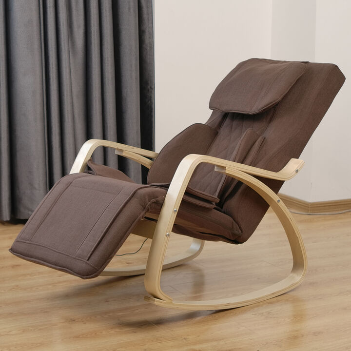 Comfortable Lounge Chair with Massage Function and Soft Cotton Cushion