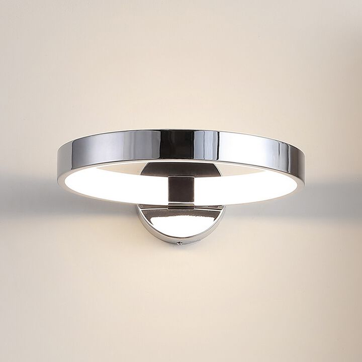 Nathaniel Dimmable Integrated LED Metal Wall Sconce