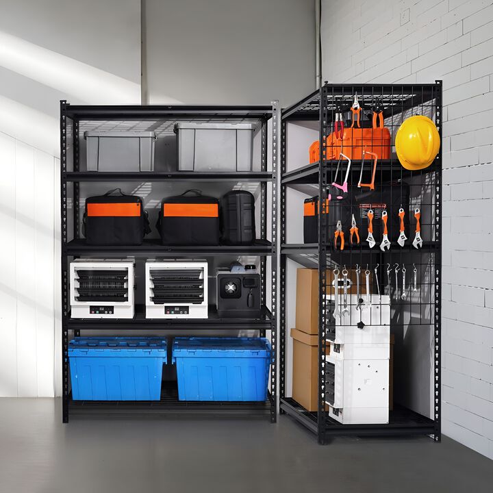 5 Tier Heavy Duty Metal Shelving 3000 Lbs Adjustable Garage Utility Rack