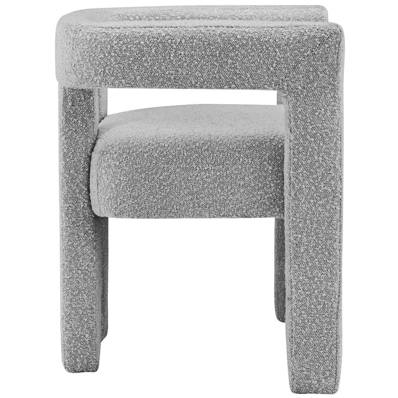Meridian Furniture Athena Boucle Fabric Accent/Dining Chair