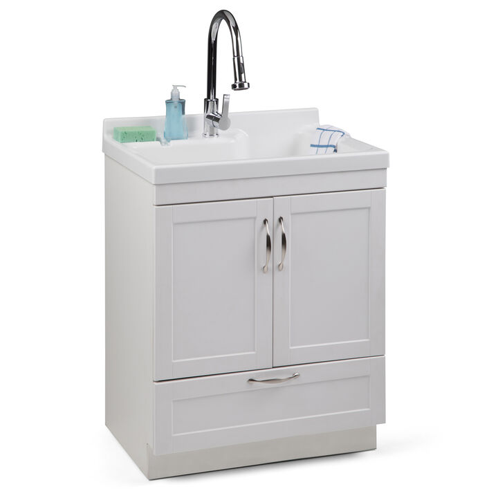 Maile  All-in-One 28-inch Utility Sink & Cabinet