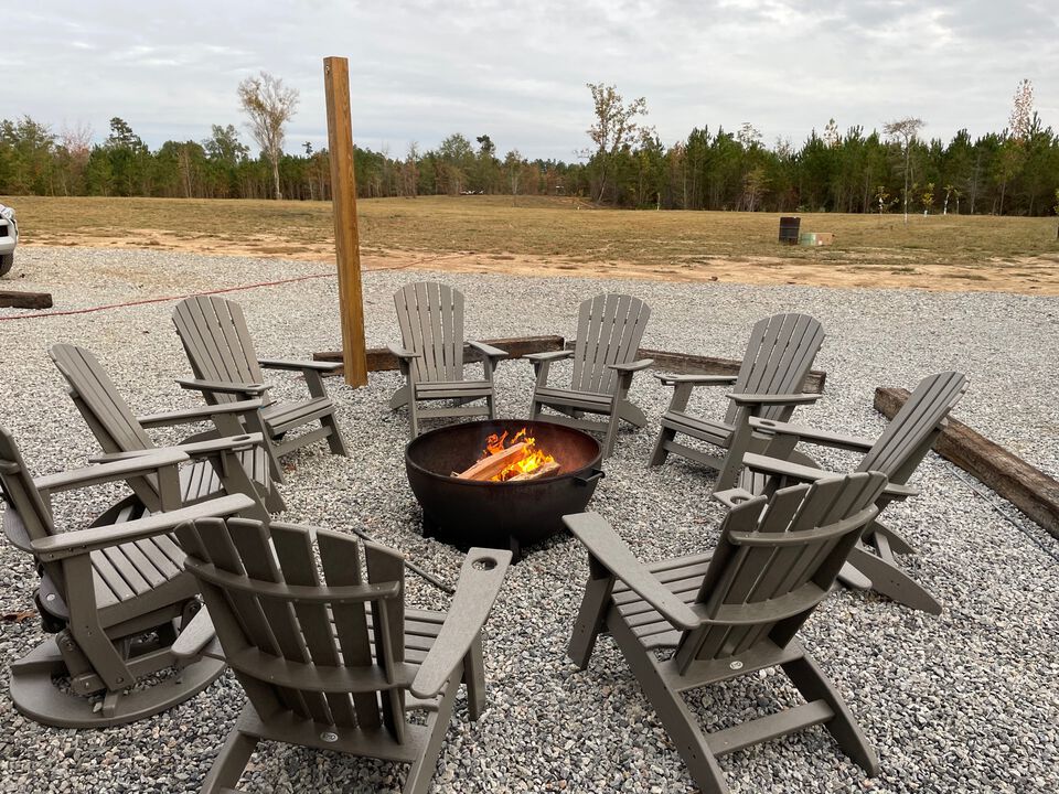 Hivvago All-Weather Adirondack Chair for Garden Seating