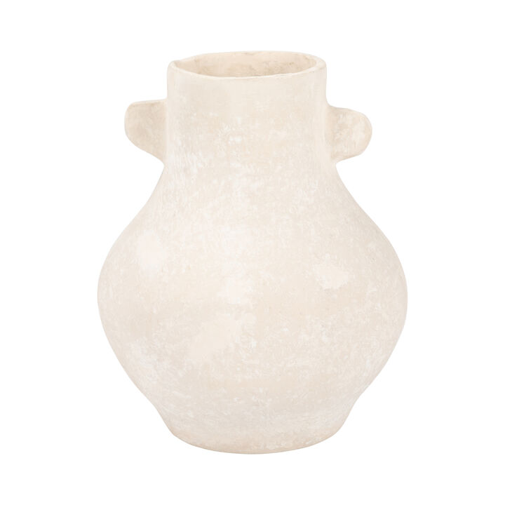Paper Mache 10" Eared Vase