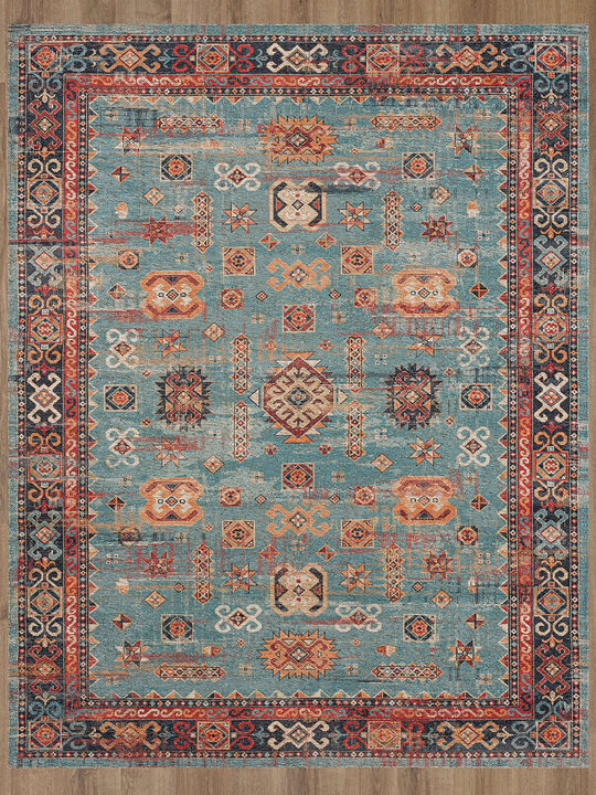 Zula Mombasa Aquamarine 2' 4"x8' Rug