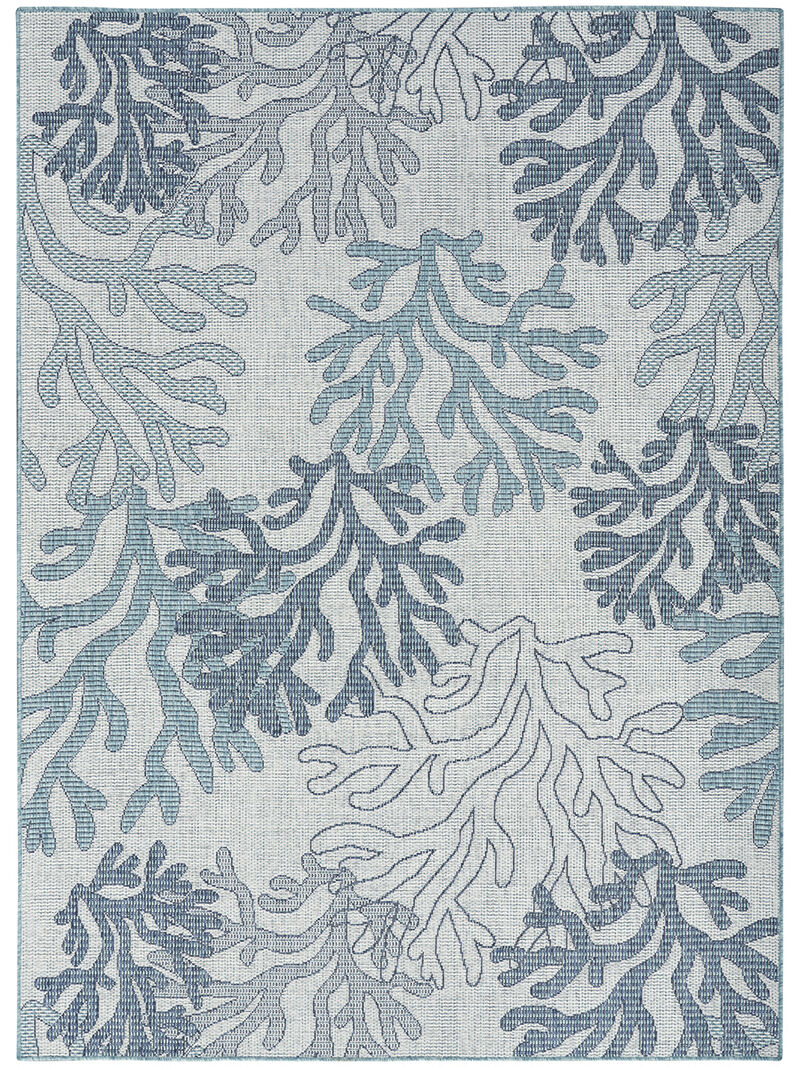 Garden Oasis GOA05 Blue 4' x 6' Rug