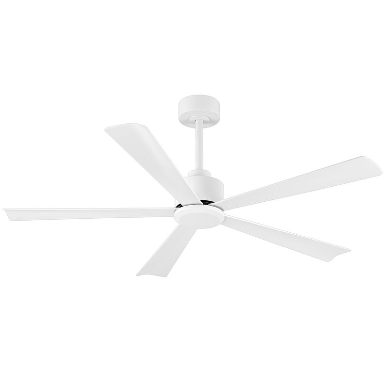 Breezary 52" Ceiling Fan No Light, 5 Blades, 6 Speed Reversible, Remote Control, Low Profile image number 7