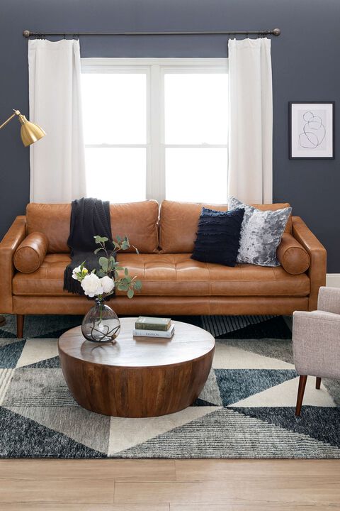 Bowen Oblique Blue 8' x 10' Rug by Drew & Jonathan Home