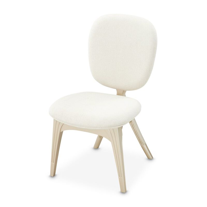 Michael Amini Camellia Field Vanity Chair - Caramel image number 6