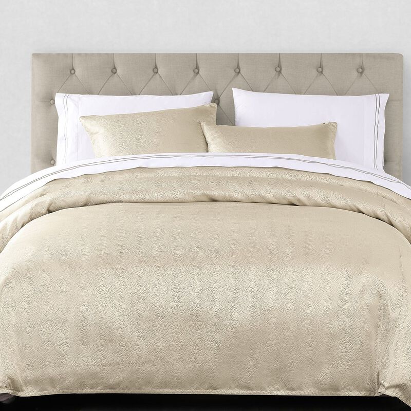 Marilyn Modern Bubble Gold King Duvet Cover Set image number 0