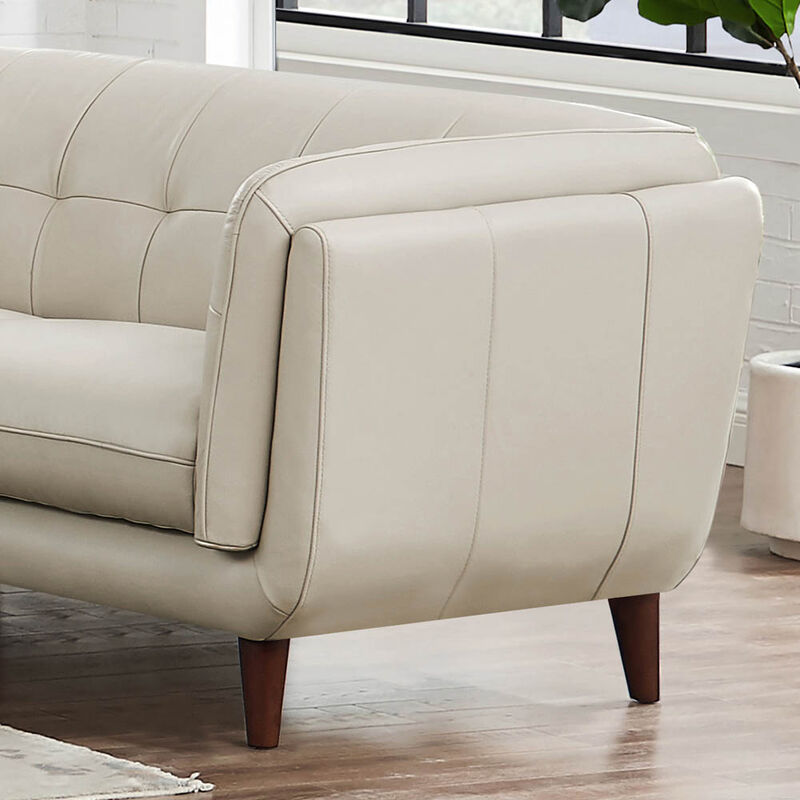 Solana Top Grain Leather Loveseat