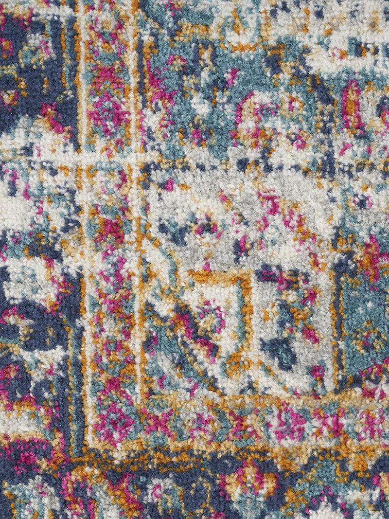 Passion PSN03 Ivory/Blue 5'3" x 7'3" Rug image number 5