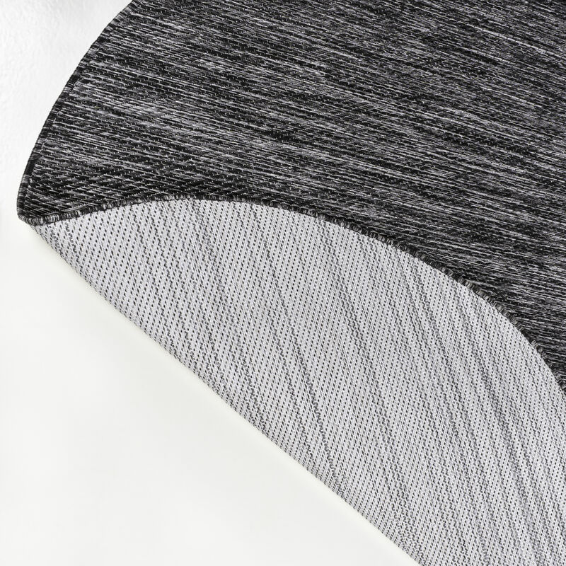 Evan Modern Rustic Organic Curve Area Rug