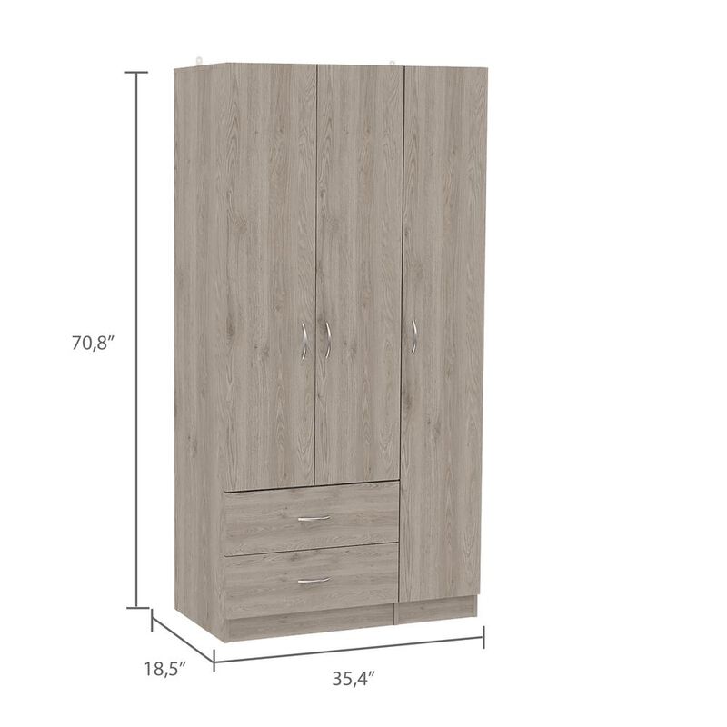 FM FURNITURE LLC Eureka 3 Door Armoire image number 3