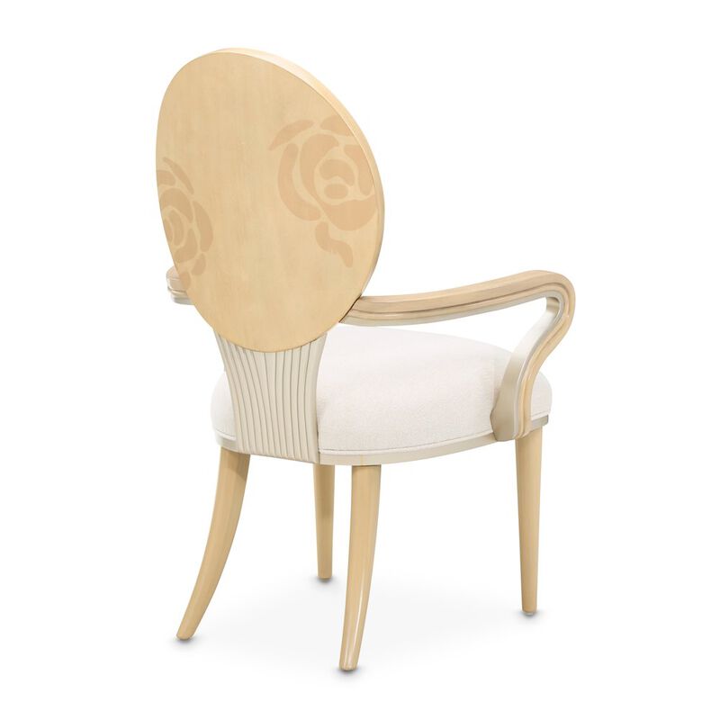 Camellia Field Dining Arm Chair, Set of 2 - Caramel image number 3