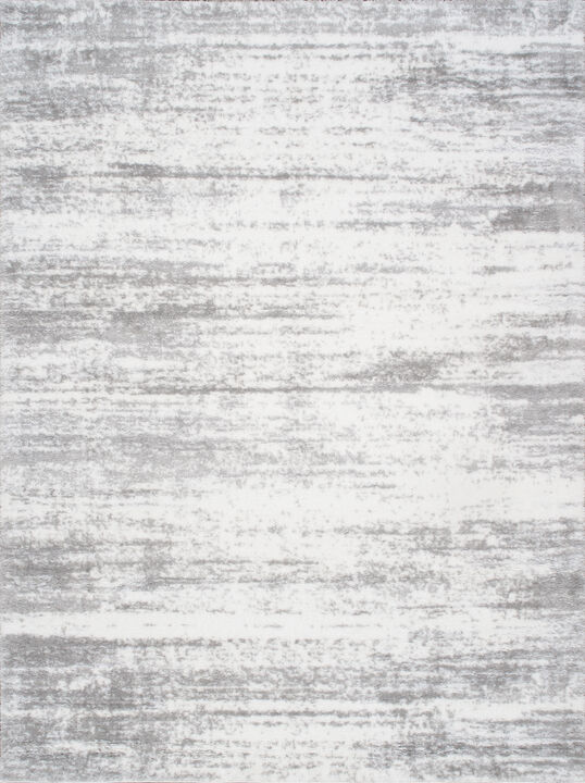 Pasargad Home Turkish Shaggy Design Ivory Area Rug- 4' 9'' X 7' 0''