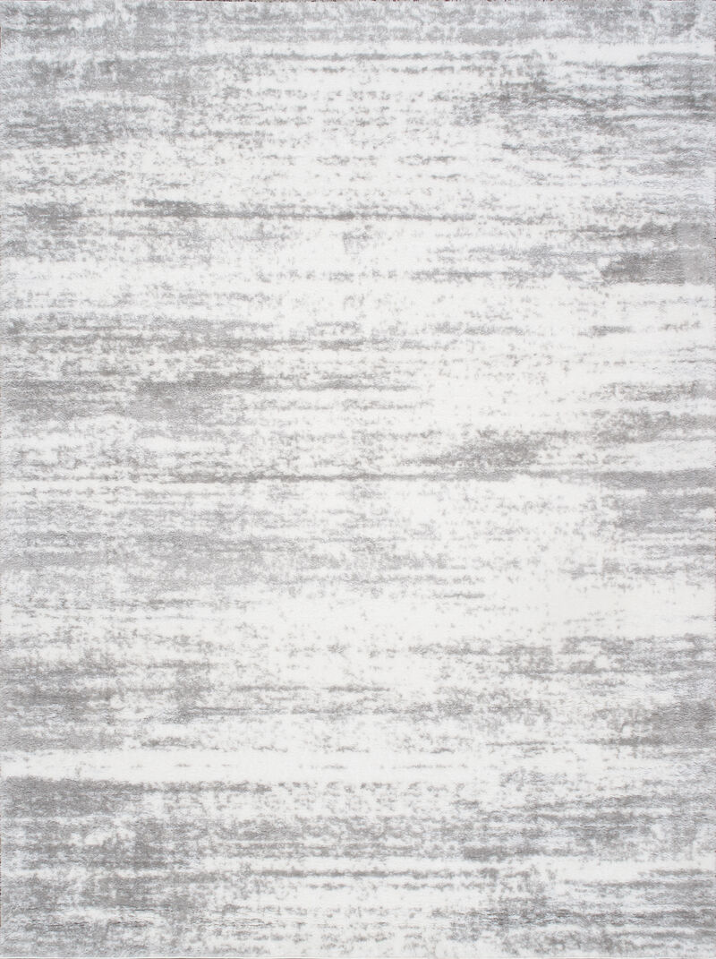 Pasargad Home Turkish Shaggy Design Ivory Area Rug- 4' 9'' X 7' 0''