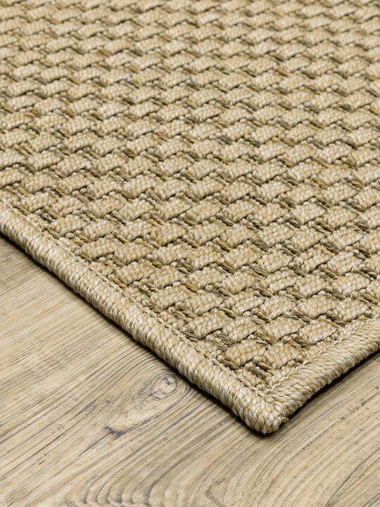 Karavia 1'9" x 3'9" Sand Rug