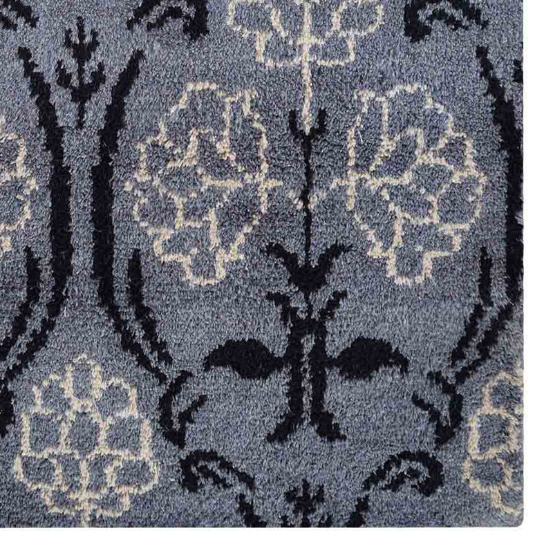 Rugsotic Carpets Hand Knotted Silk Size Area Rug Floral Size NS1221 image number 3