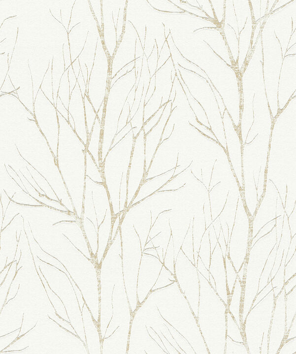Diani Gold Metallic Tree Wallpaper