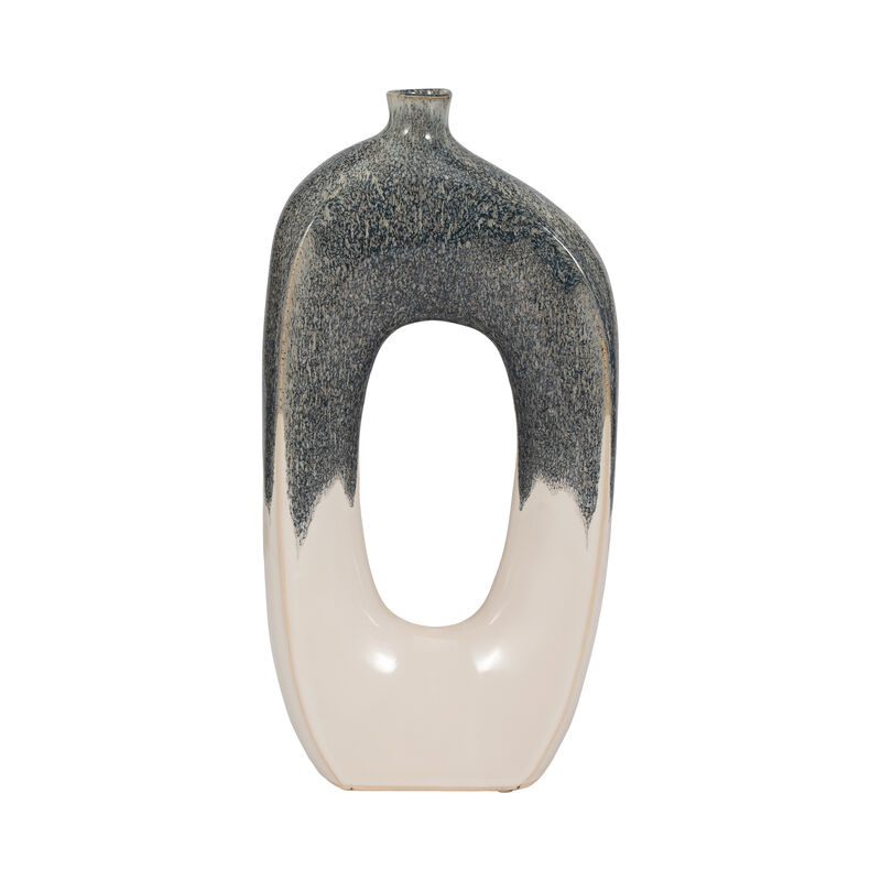 16" Curvy Open Cut-out Vase image number 0