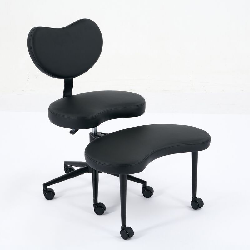 GOODSILO Flexible Seating Meditation Chair With Adjustable Footstool And Lumbar Support For Active Sitting Positions image number 4