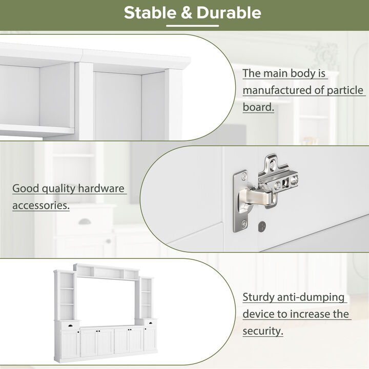Jitfid  Ample Storage Space TV Stand