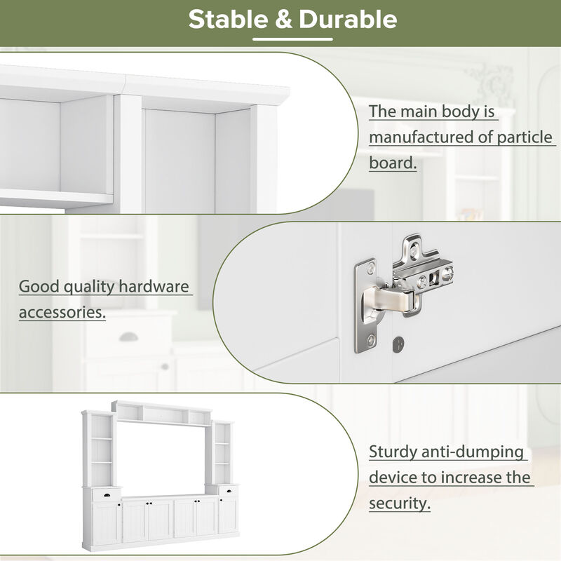 Jitfid  Ample Storage Space TV Stand image number 1
